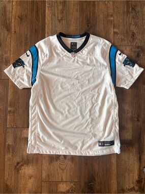 NWOT Nike NFL Carolina Panthers Jersey Men's Blank Size Large White